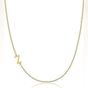 Sideways Initial Z Necklace